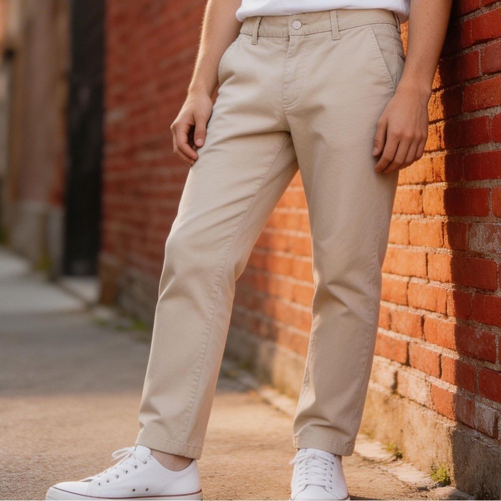 Bonobos men’s Tan Chinos Classic Cotton-Blend size 35